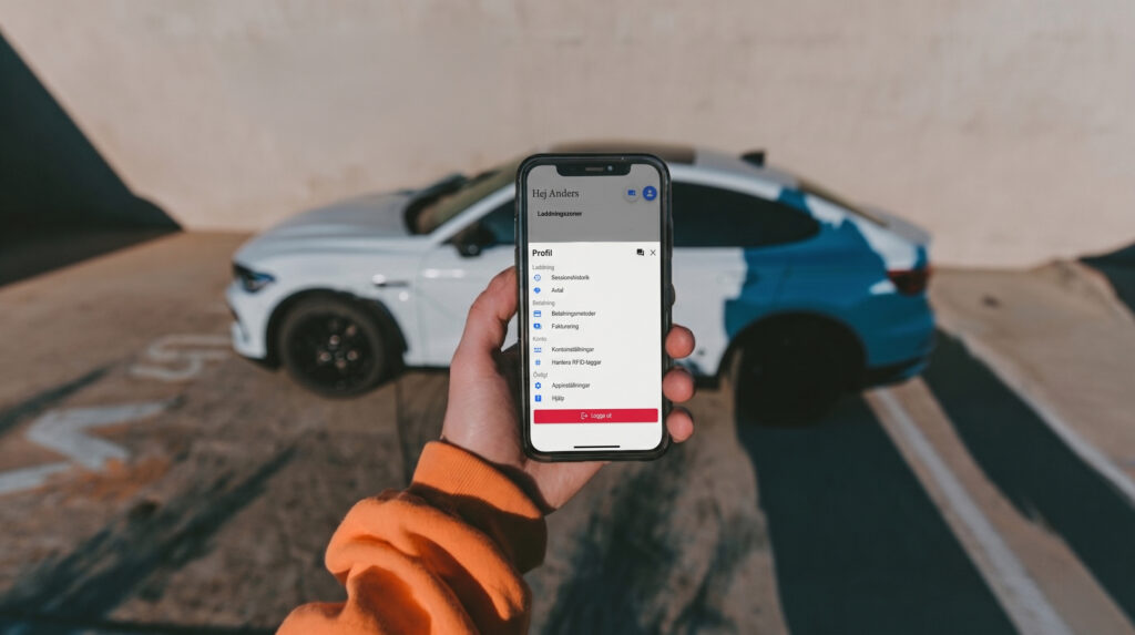 App för elbilsladdning i BRF och företag