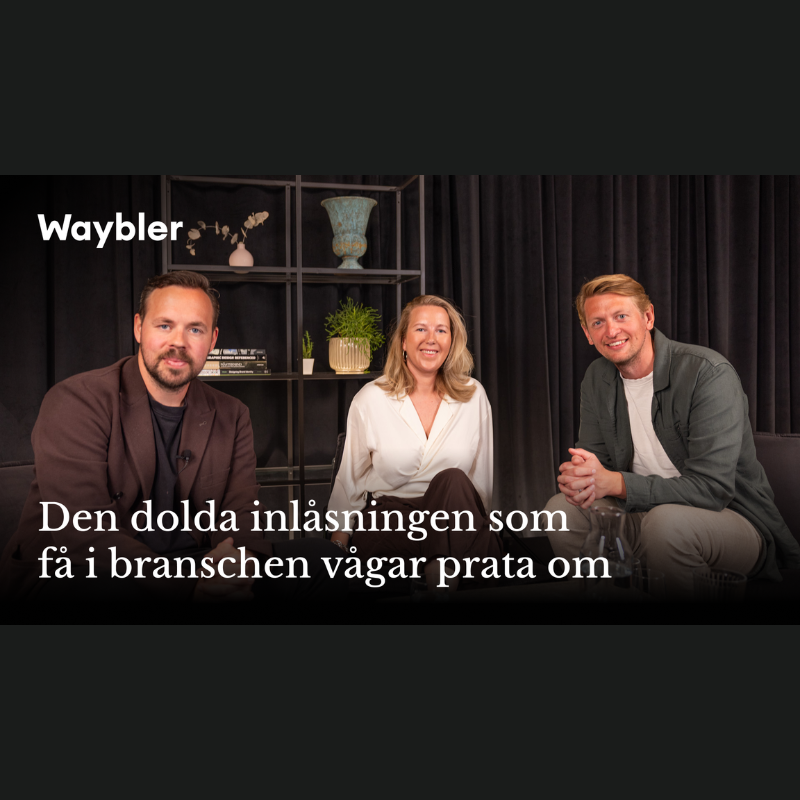Första avsnittet av podden Laddade samtal av och med Waybler